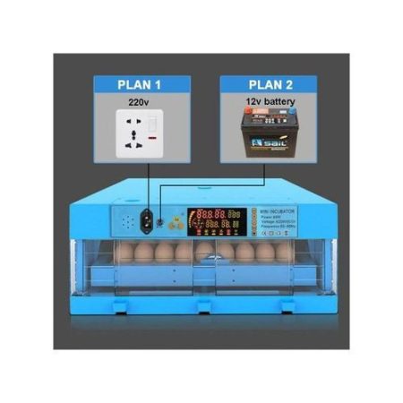 64 Egg Automatic Incubator (Can Use Electricity Or Battery)