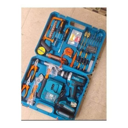 Makita Accessories Makita, Accessories Makita Cordless Drill 47PC Tool Set 36v WITH 2 Batteries