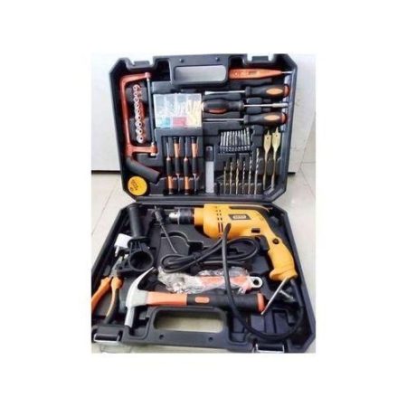 Dera COMPLETE TOOLKIT WITH 750WATTS DRILL WITH HACKSAW,BITS,SPANNERS ETC