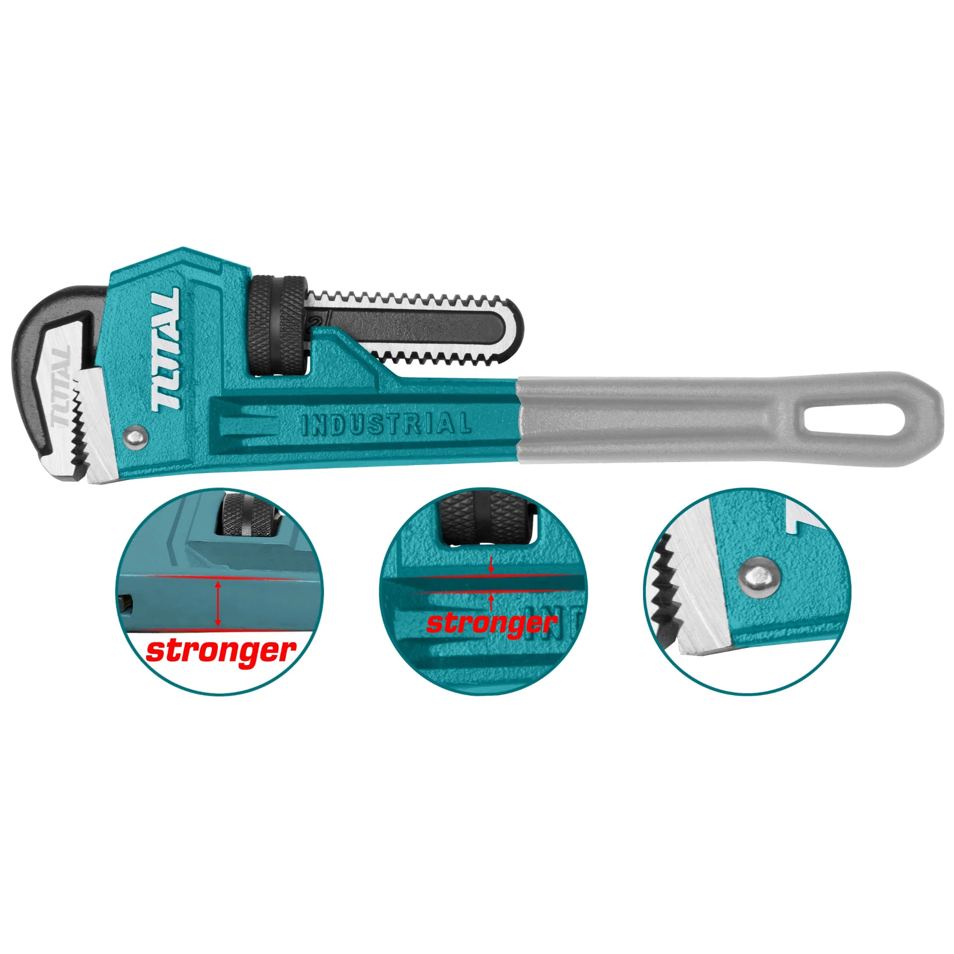 Total Pipe wrench Size:24"