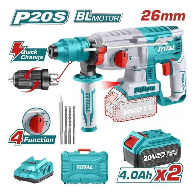 TOTAL Lithium-Ion rotary hammer 20V - Image 2