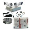 Hikvision 4 Hd Cctv Camera Full Kit (With 8 Channel Dvr & 100m Cable)