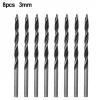 8Pcs 3MM Wood Drill Bit Set for Woodworkingral Drill Bit
