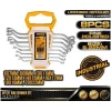 INGCO Spanner Set Offset Ring 8 Pcs 6-22mm