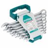 Total 8pcs combination spanner set Size:6-19mm
