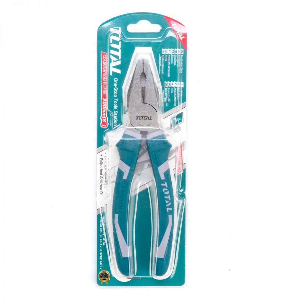 Total Combination pliers Size:6"/160mm-6pcs