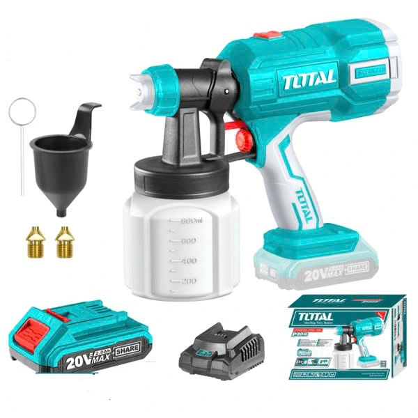 TOTAL Lithium-ion spray gun 20V