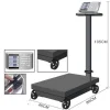 600kg Digital Platform Weighing Scales with Guard and Wheels