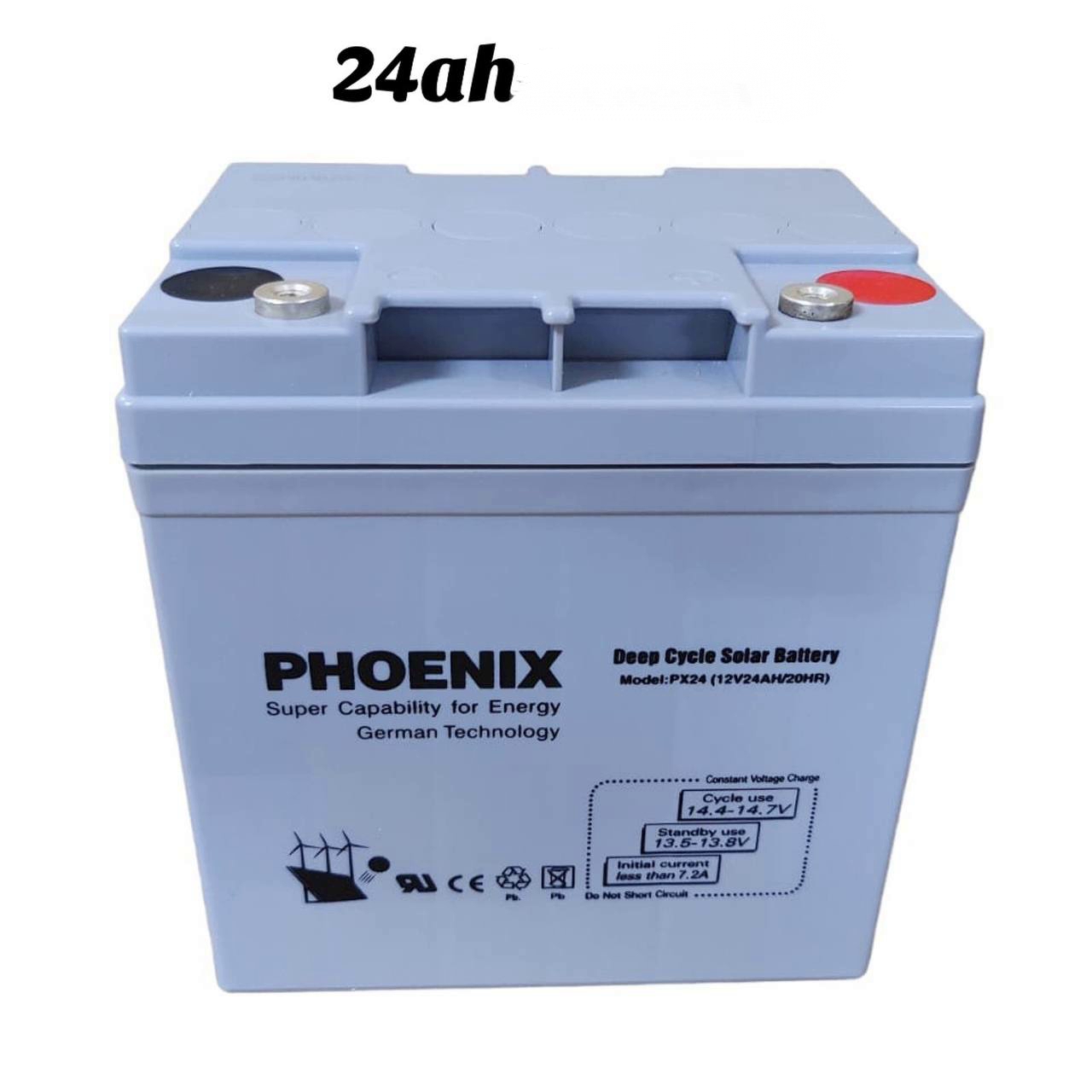 Pheonix 24AH Deep Cycle Gel Solar Battery