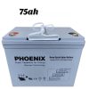 Pheonix 75AH Deep Cycle Gel Solar Battery
