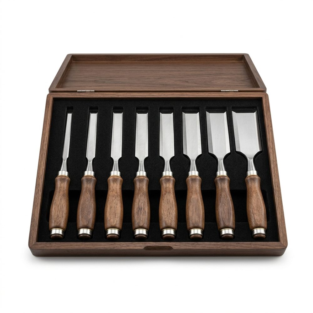 Total 8-Piece Wood Chisel Set