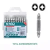 Total Screwdriver bits PH2, 65mm,10pcs/set