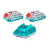 TOTAL P20S Lithium-Ion battery and charger kit 20V