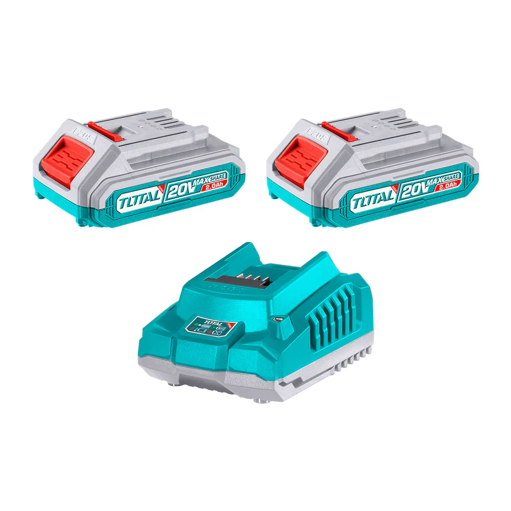 TOTAL P20S Lithium-Ion battery and charger kit 20V