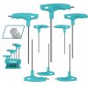 Total 8 Pcs T-handle hex wrench set
