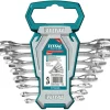 Total 8pcs double open end spanner set Size:6-22mm