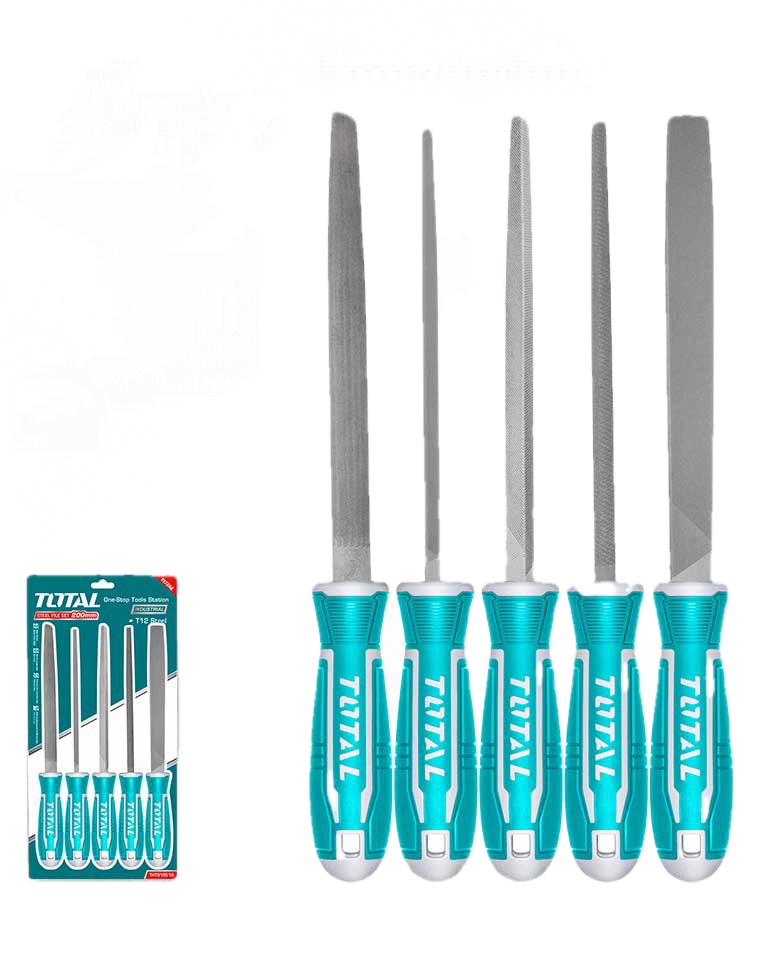 Total 5 Pcs steel file set/8”