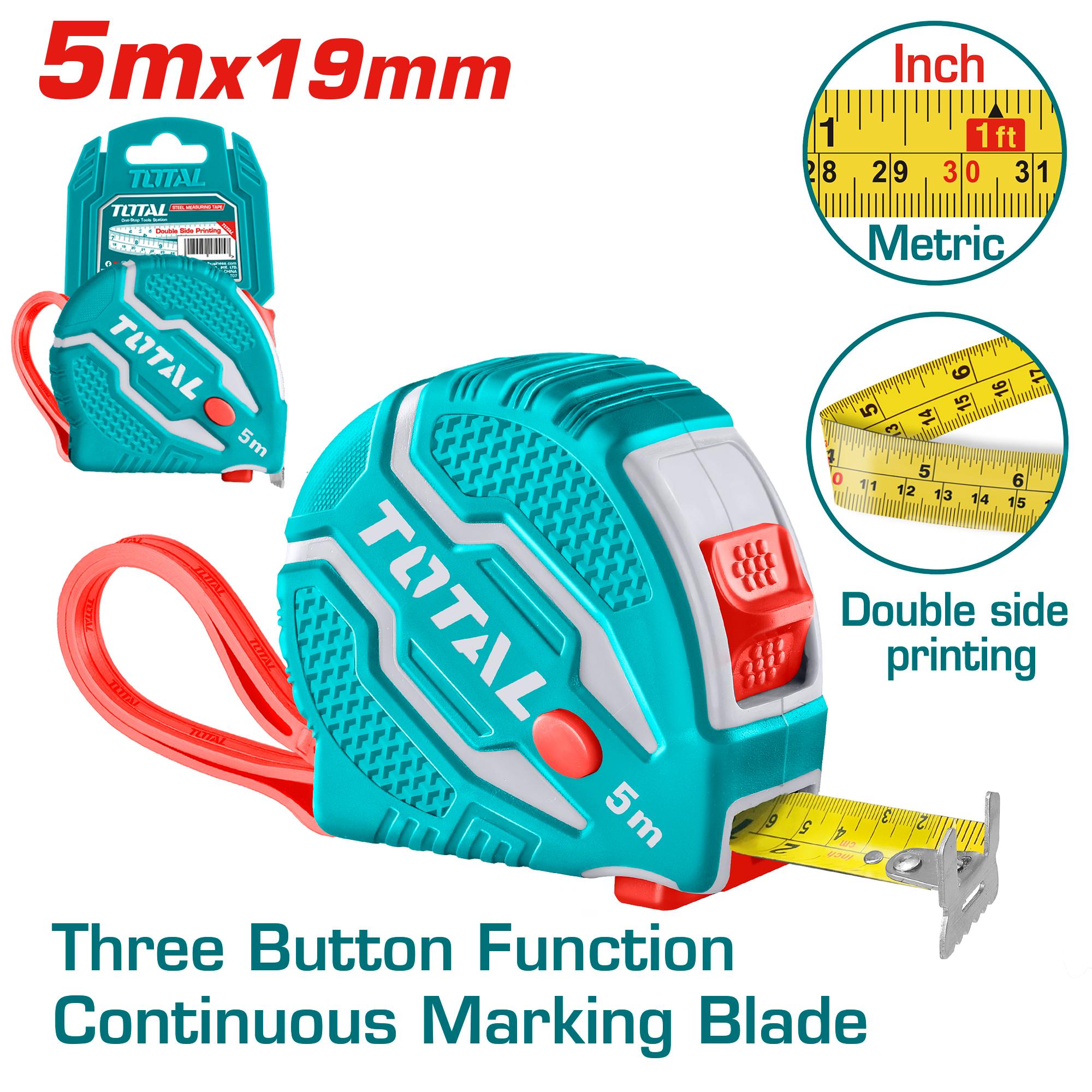 Total Steel measuring tape 5mx19mm