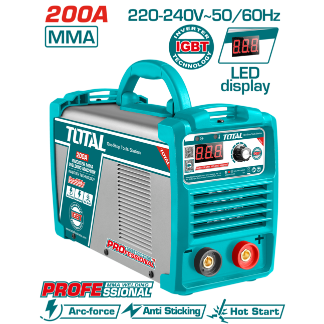 Total TW220038 Inverter MMA welding machine 200A - Image 2