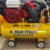 Kmax 50l petrol driven double piston air compressor